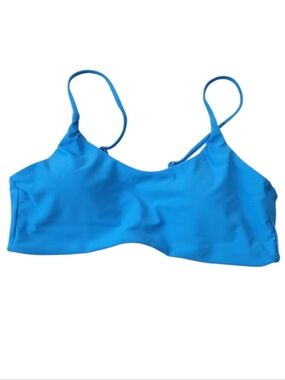 Bikini Top Sz M Blue NWOT